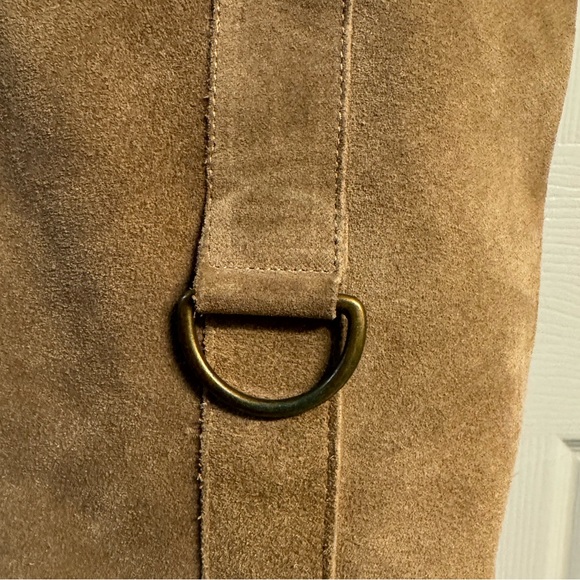 Fornarina taupe genuine suede boots 2000s vintage size 39 slouch style - Picture 8 of 16